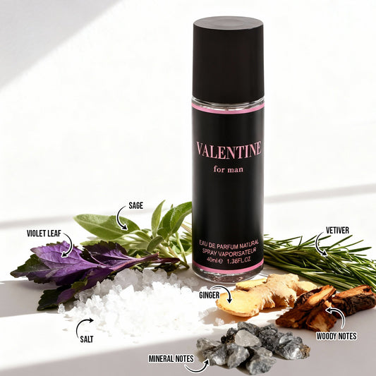 Valentine Spray Perfume Eau De Parfum For Men - 40ML/1.36FL.OZ.