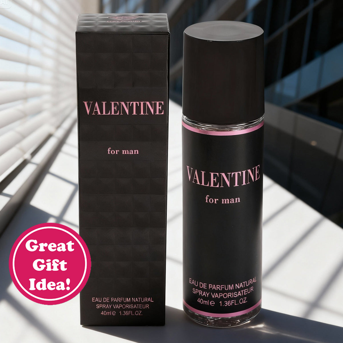 Valentine Spray Perfume Eau De Parfum For Men - 40ML/1.36FL.OZ.