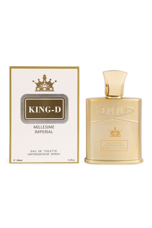 King-D Millesime Imperial Spray Cologne Eau De Toilette For Men- 100ML/3.4 FL.OZ.