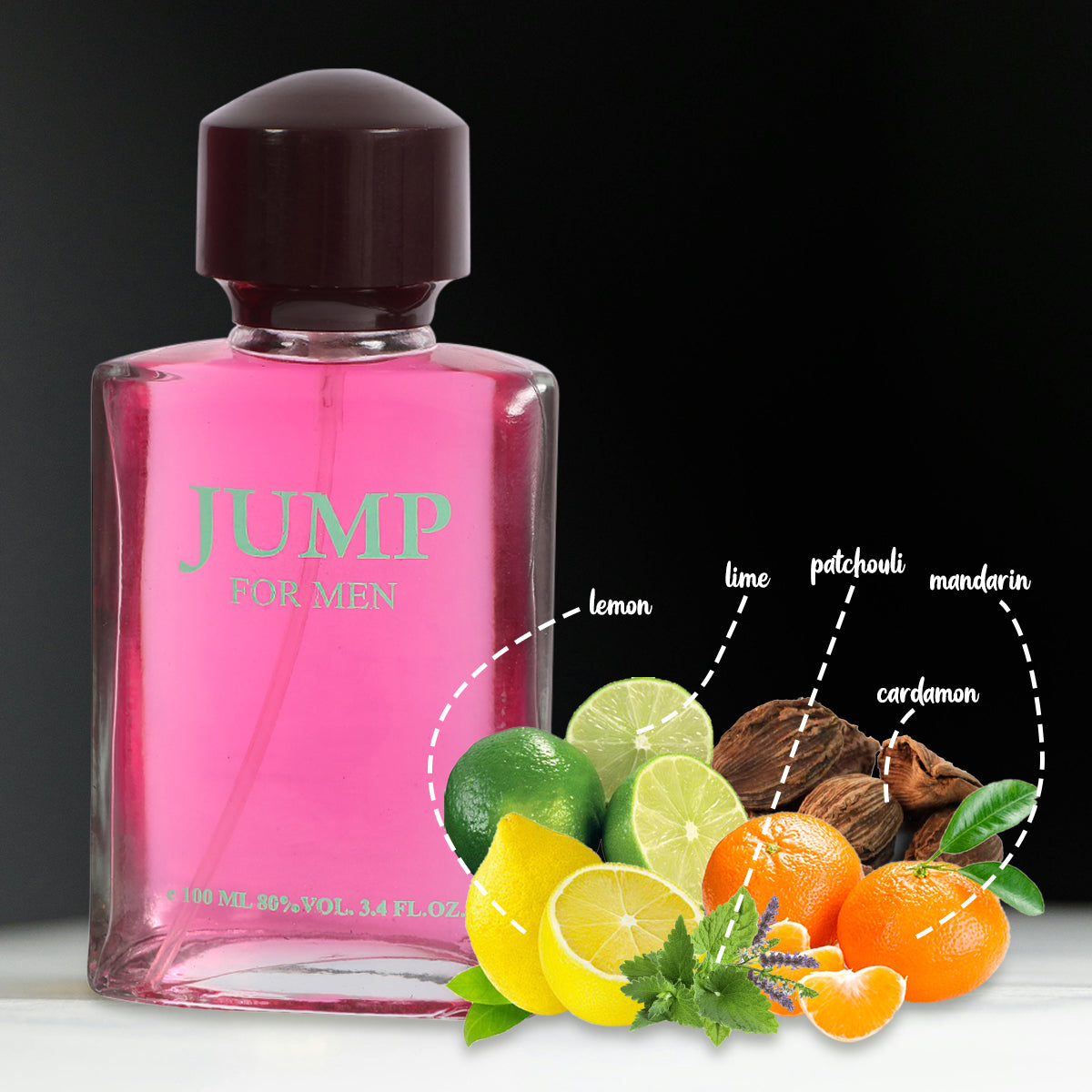 Jump Spray Cologne Eau De Parfum For Men - 100ML/3.4 FL.OZ.