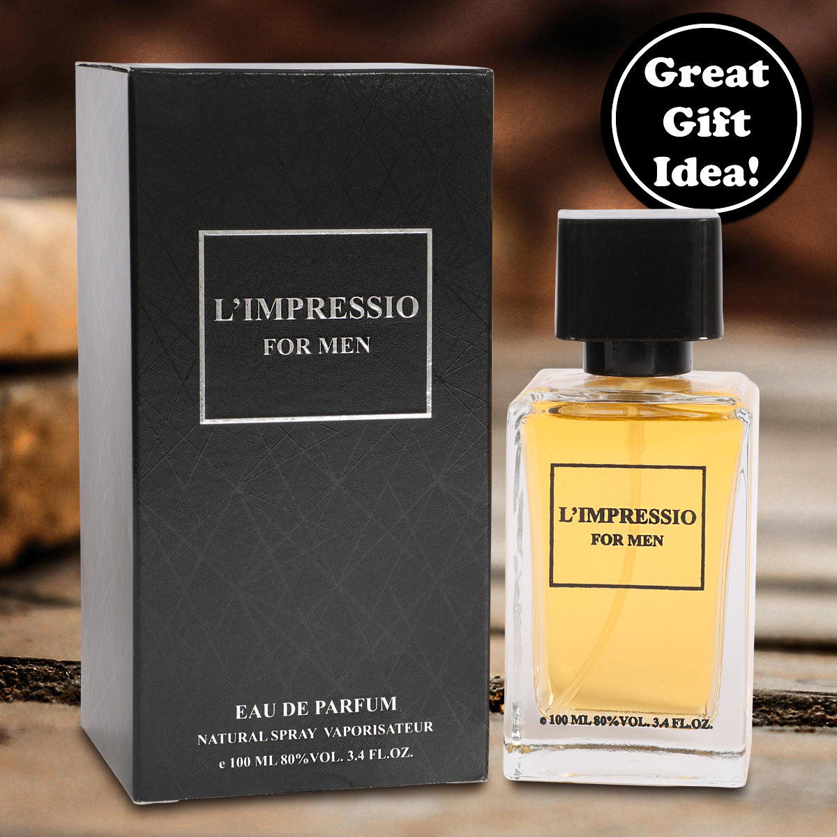 L'impressio Spray Cologne Eau De Parfum For Men - 100ML/3.4 FL.OZ.