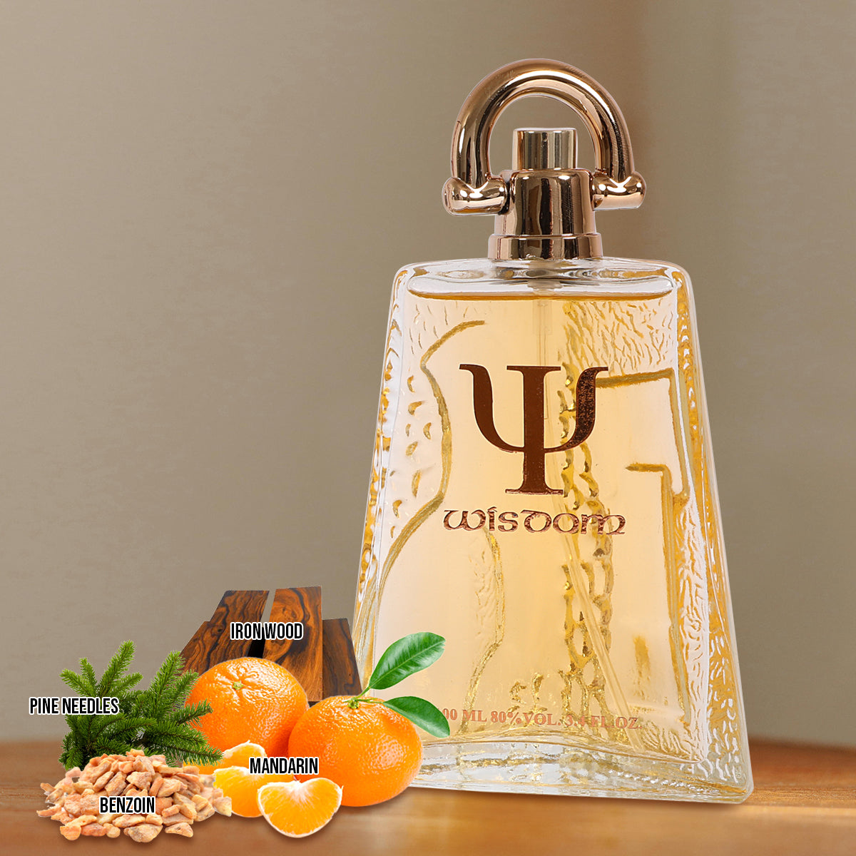 Wisdom Spray Cologne Eau De Parfum For Men - 100ML/3.4 FL.OZ.