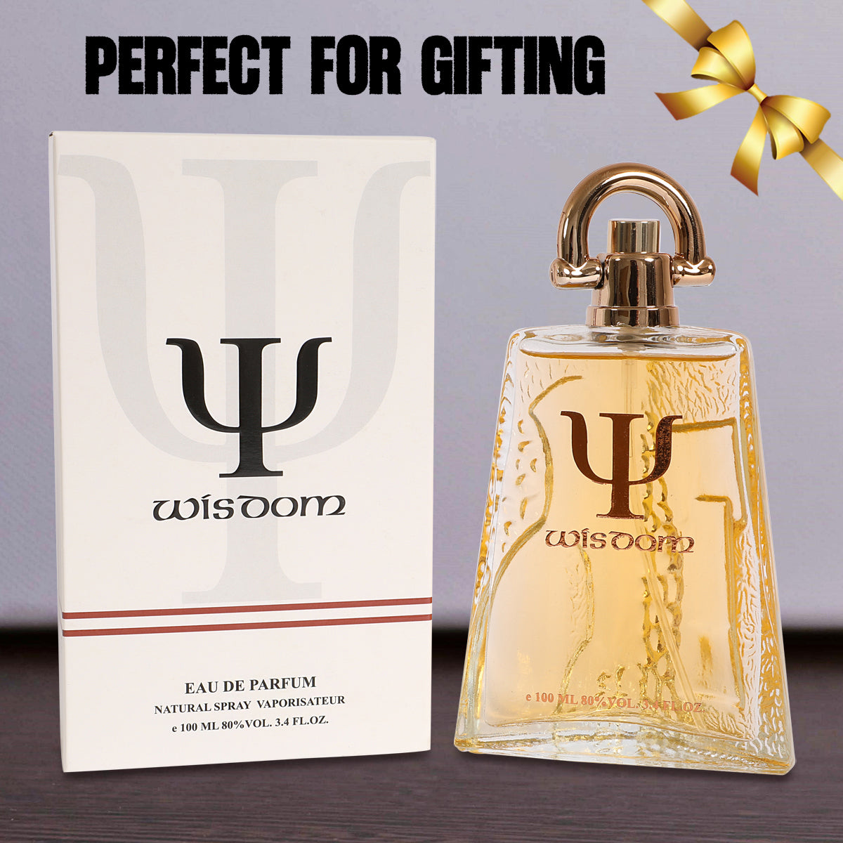 Wisdom Spray Cologne Eau De Parfum For Men - 100ML/3.4 FL.OZ.