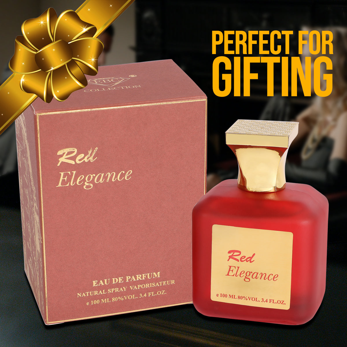 Red Elegance Spray Perfume Eau De Parfum For Women - 100ML/3.4 FL.OZ