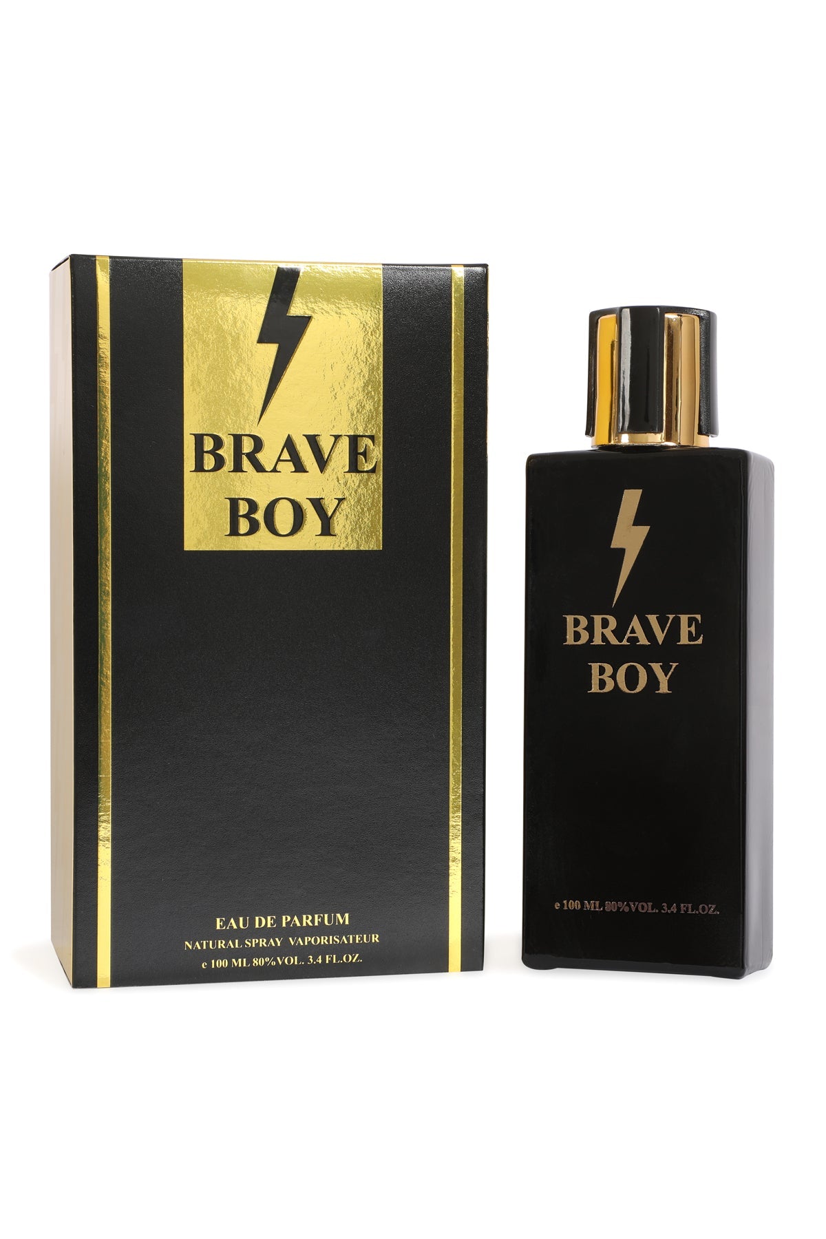 Brave Boy Spray Cologne Eau De Parfum For Men - 100ML/3.4 FL.OZ