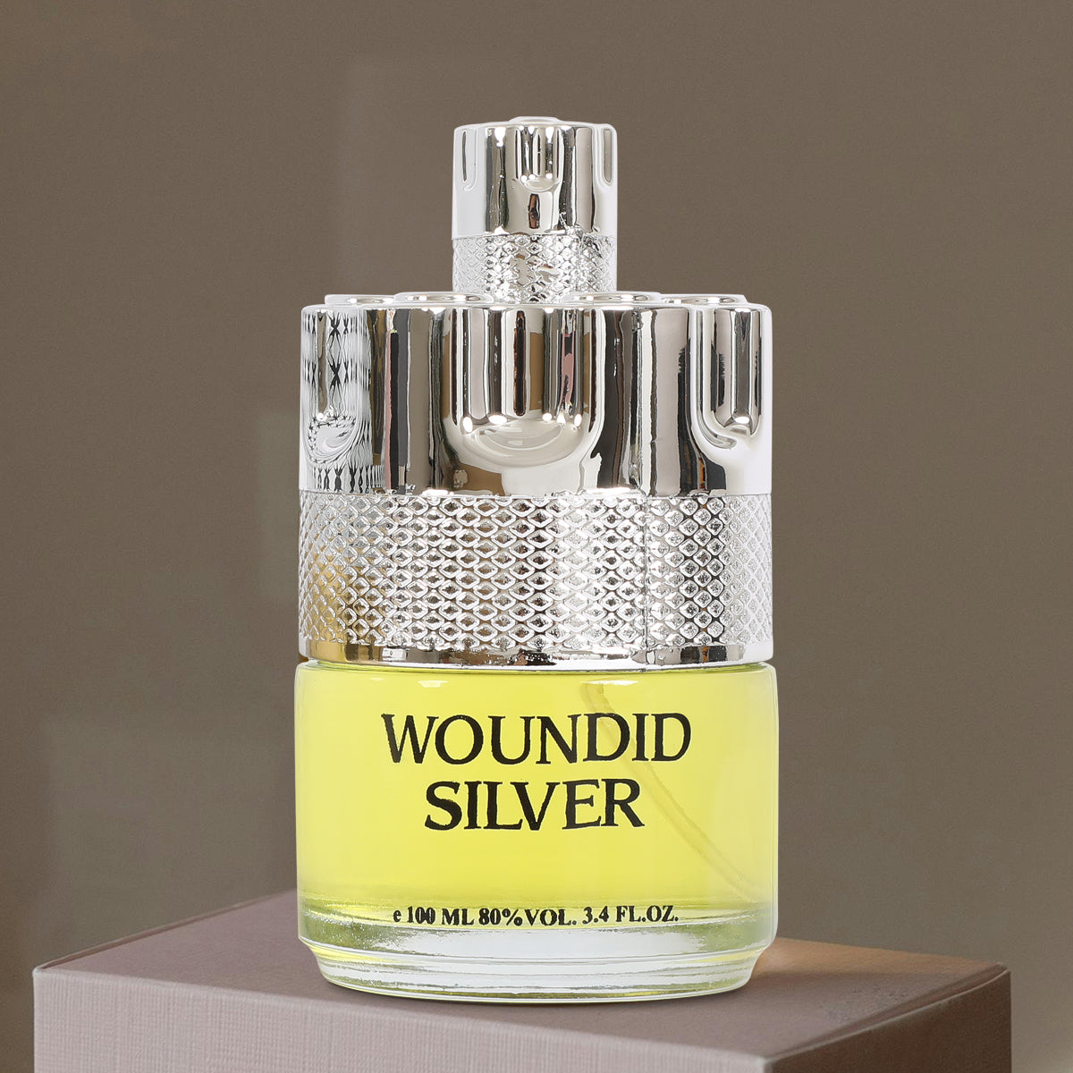 Woundid Silver Spray Cologne Eau De Parfum For Men - 100ML/3.4 FL.OZ