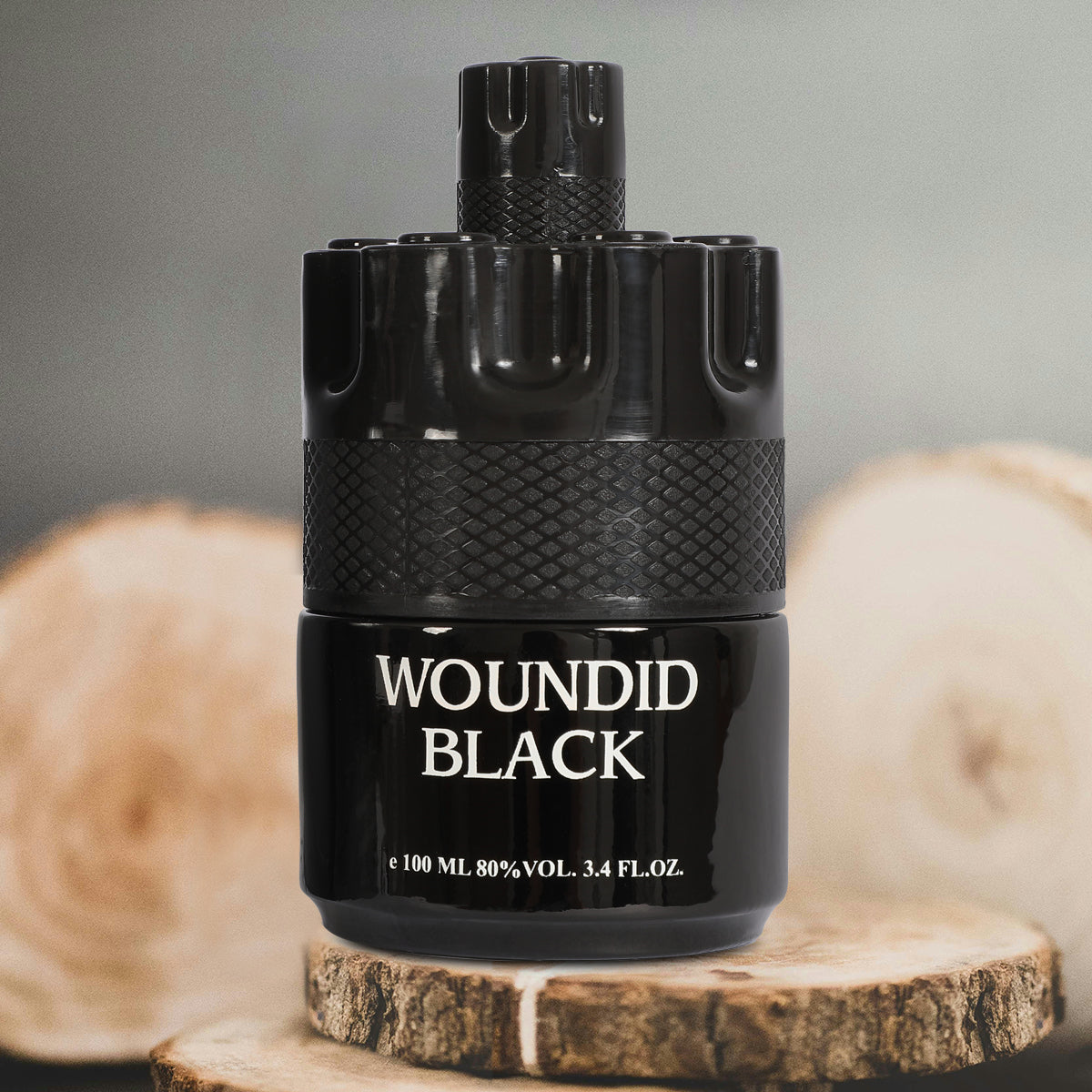 Woundid Black Spray Cologne Eau De Parfum For Men - 100ML/3.4 FL.OZ