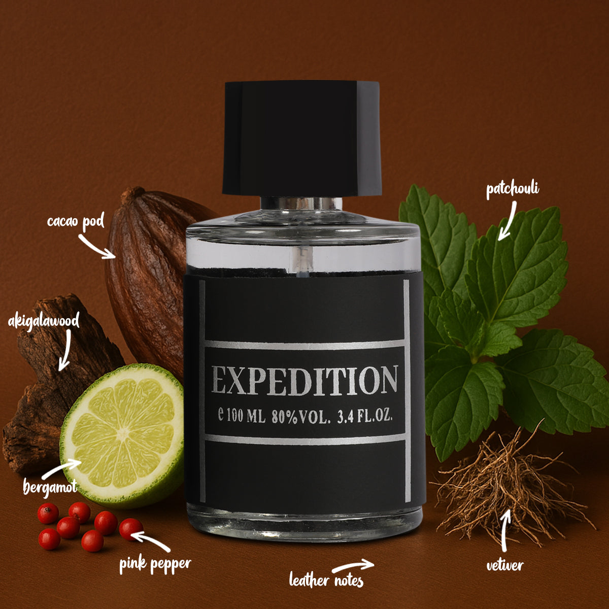 Expedition Spray Cologne Eau De Parfum For Men - 100ML/3.4 FL.OZ.