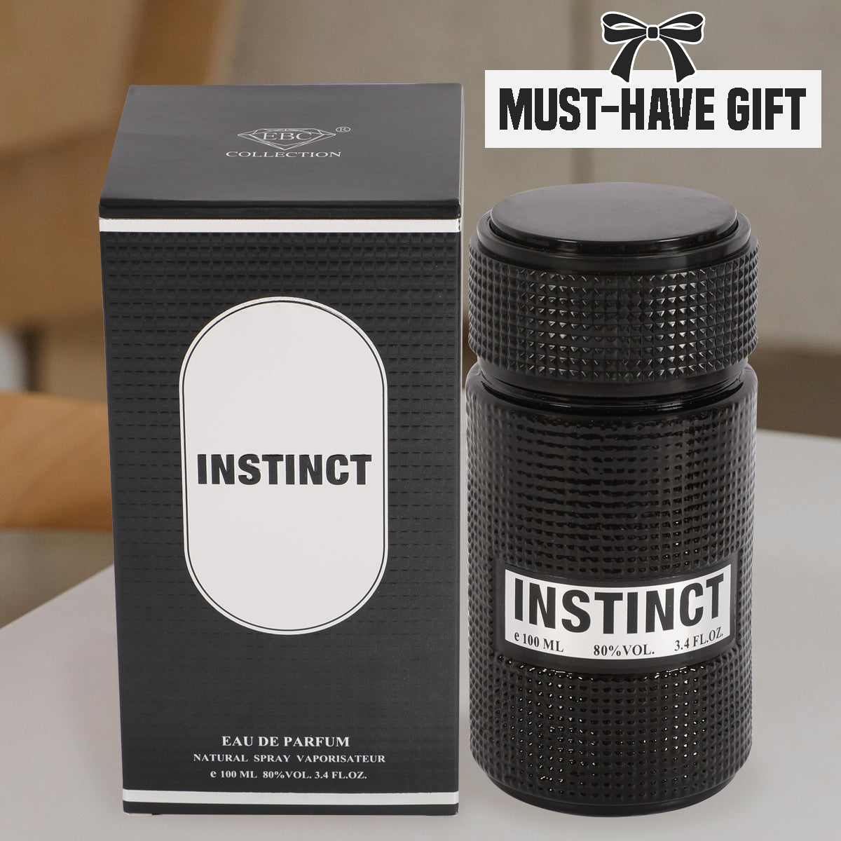 Instinct Spray Cologne Eau De Parfum For Men - 100ML/3.4 FL.OZ.