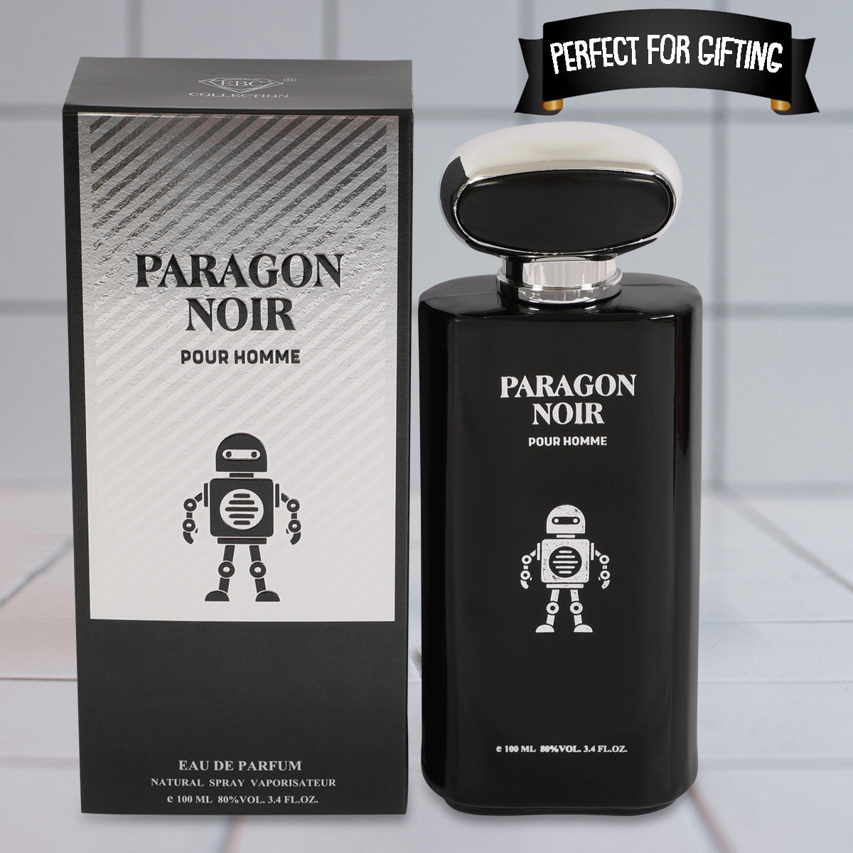Paragon Noir Spray Cologne Eau De Parfum For Men - 100ML/3.4 FL.OZ.