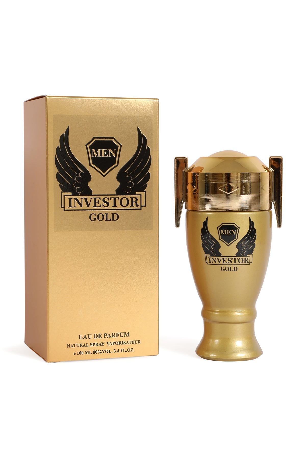 Investor Gold Spray Cologne Eau De Parfum For Men - 100ML/3.4 FL.OZ.