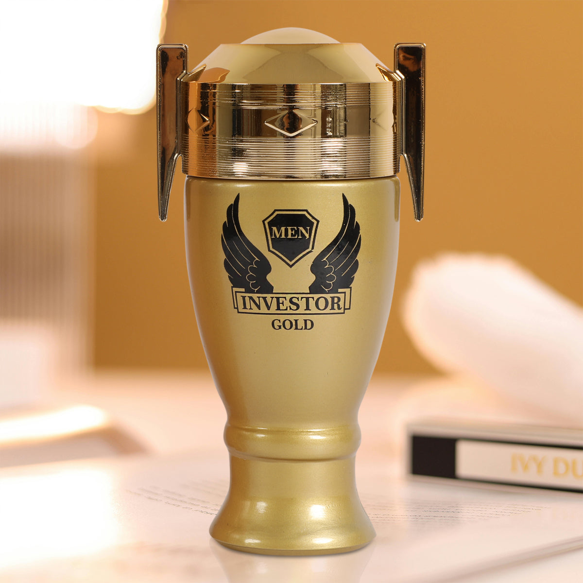 Investor Gold Spray Cologne Eau De Parfum For Men - 100ML/3.4 FL.OZ.