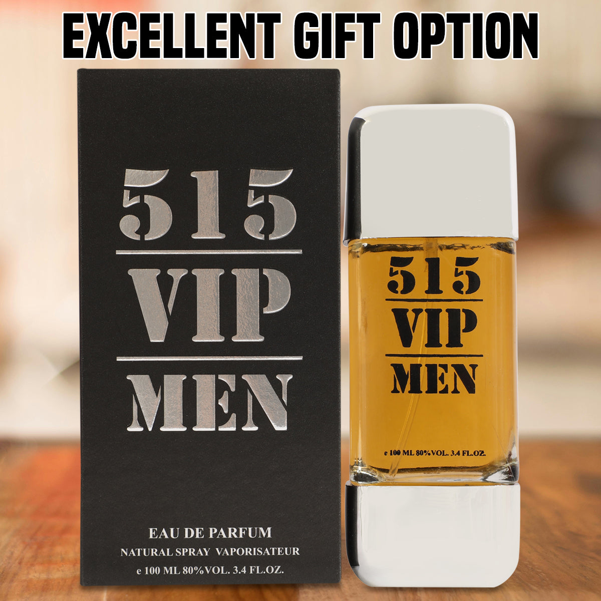 515 Vip Men Spray Perfume Eau De Parfum For Men - 100ML/3.4 FL.OZ.