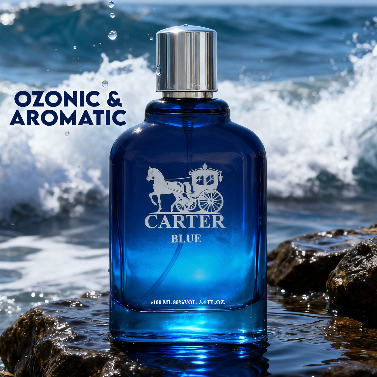 Carter Blue Spray Perfume Eau De Parfum For Men - 100ML/3.4FL.OZ.