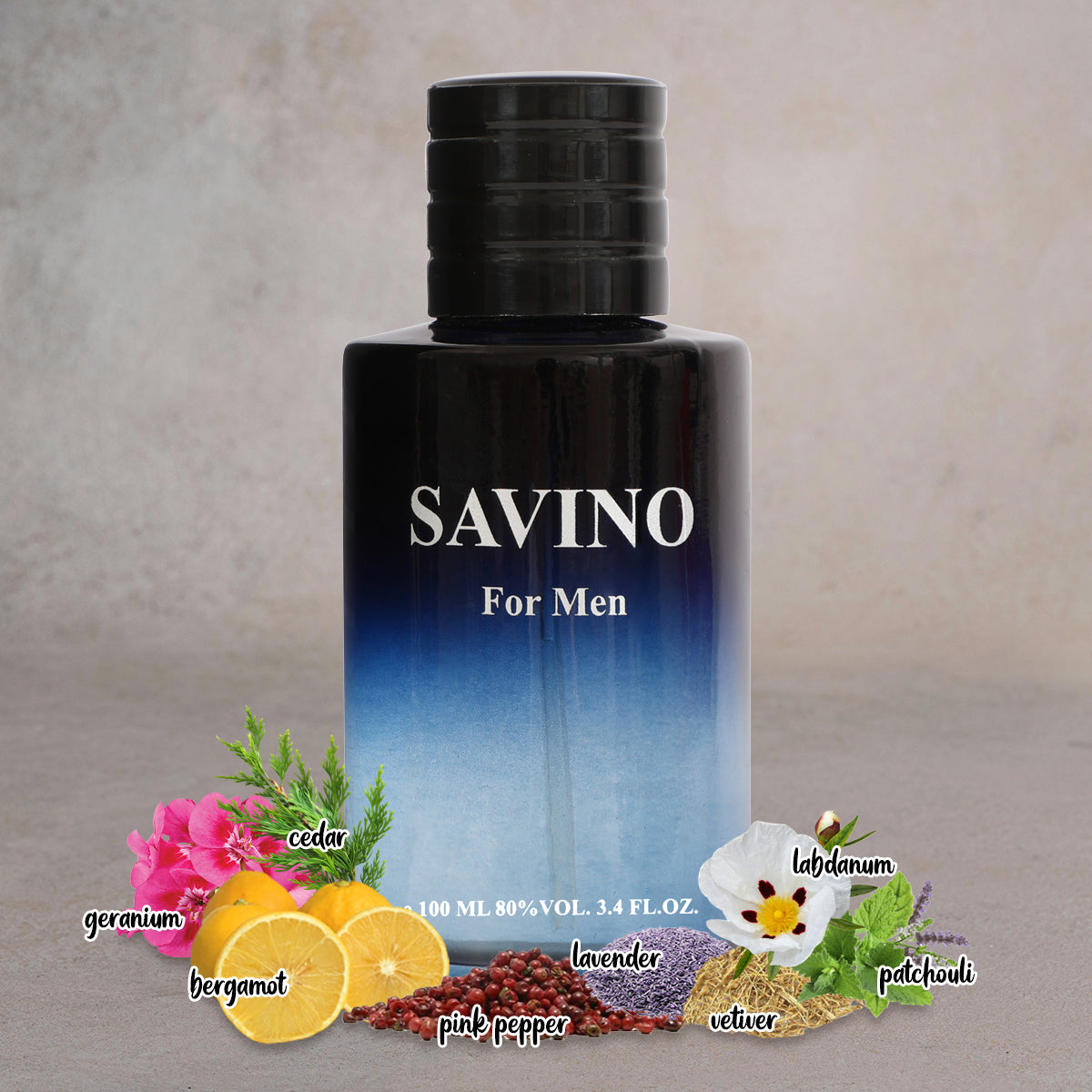 Savino For Spray Perfume Eau De Parfum For Men - 100ML/3.4FL.OZ.