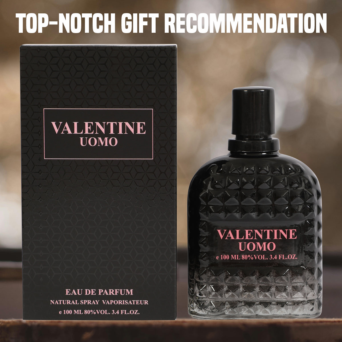 Valentine Uomo Spray Perfume Eau De Parfum For Men - 100ML/3.4FL.OZ.