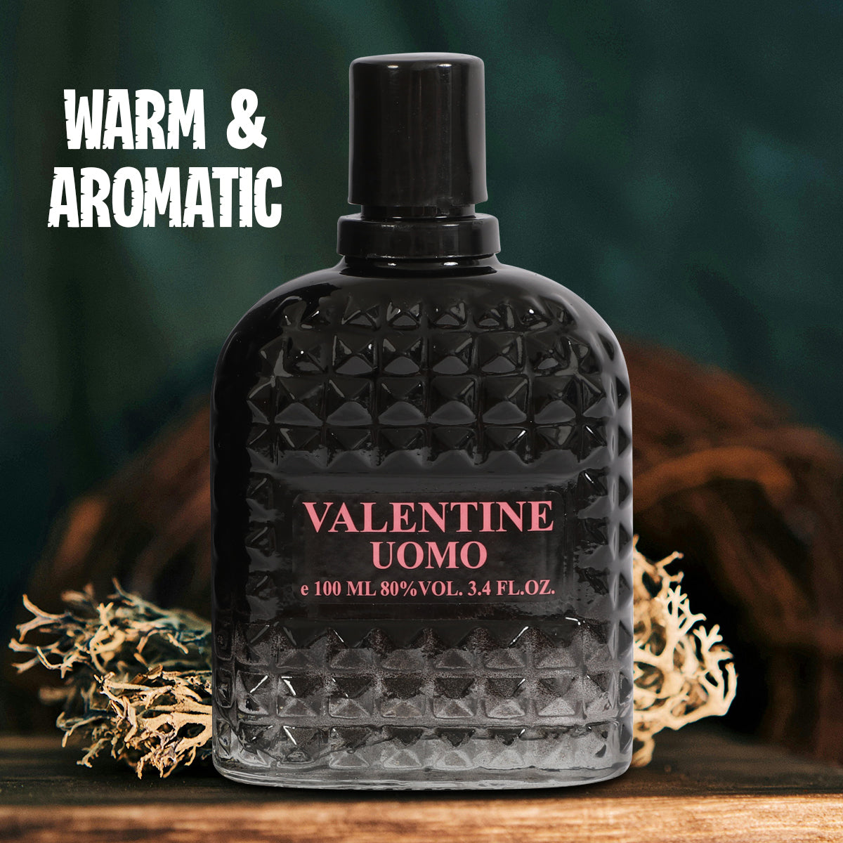 Valentine Uomo Spray Perfume Eau De Parfum For Men - 100ML/3.4FL.OZ.