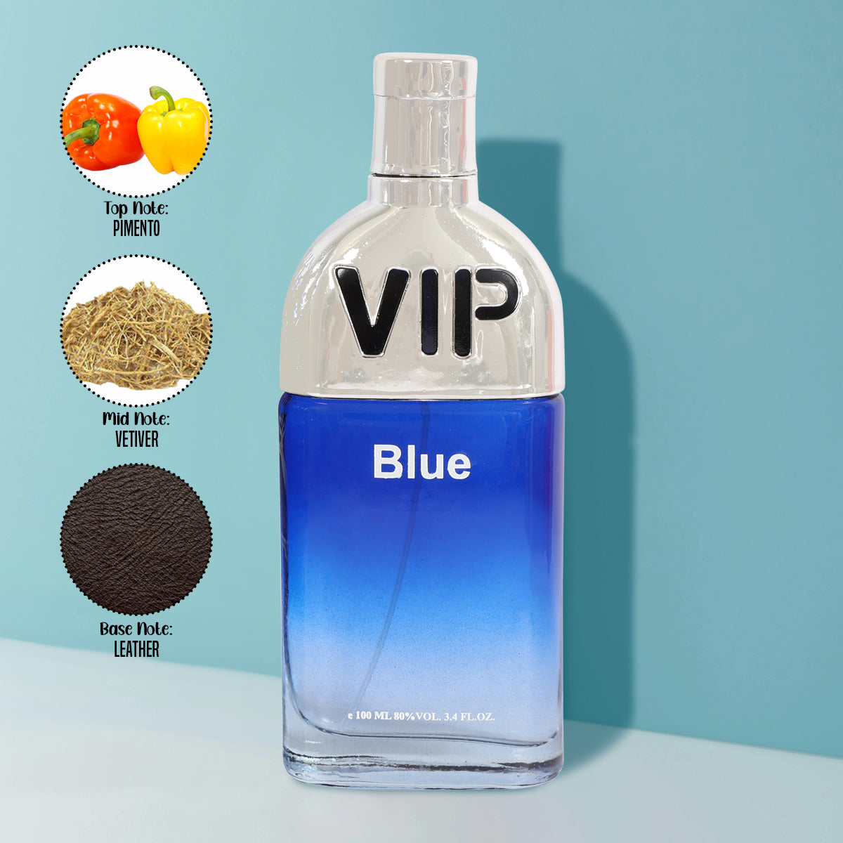 VIP Blue Spray Perfume Eau De Parfum For Men - 100ML/3.4FL.OZ.