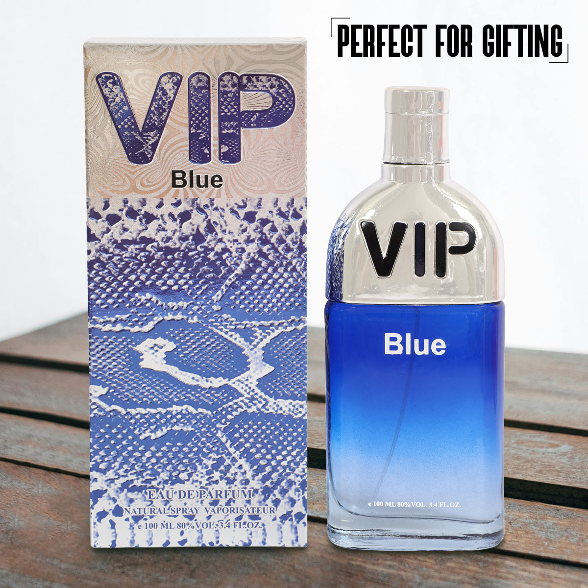 VIP Blue Spray Perfume Eau De Parfum For Men - 100ML/3.4FL.OZ.