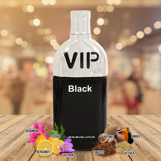 VIP Black Spray Perfume Eau De Parfum For Men - 100ML/3.4FL.OZ.