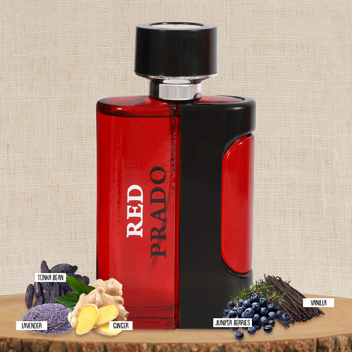Red Prado Spray Perfume Eau De Parfum For Men - 100ML/3.4FL.OZ.