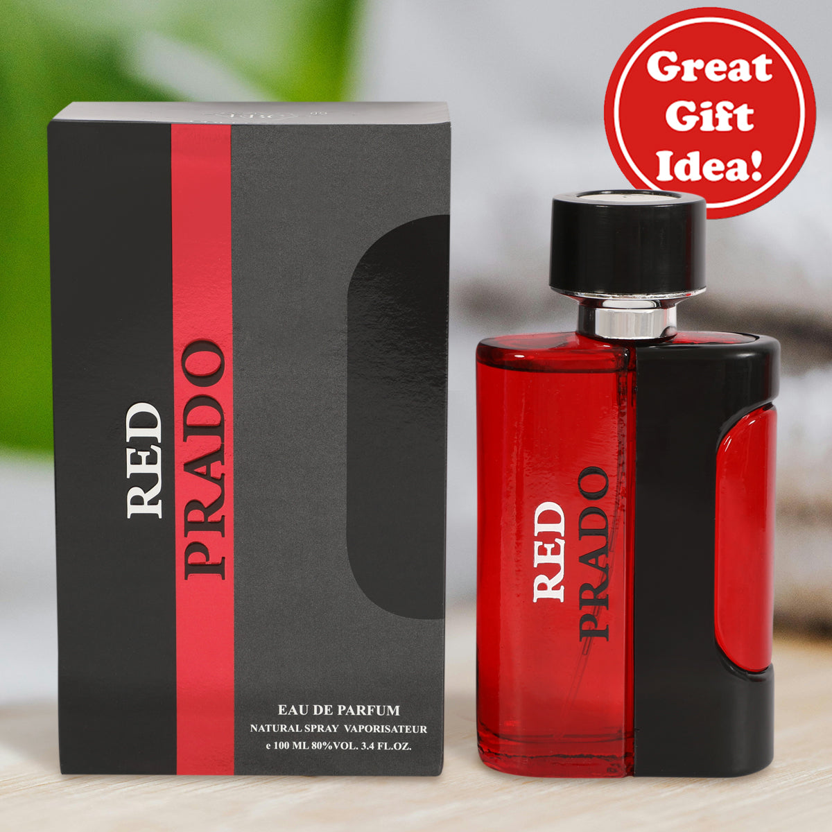 Red Prado Spray Perfume Eau De Parfum For Men - 100ML/3.4FL.OZ.