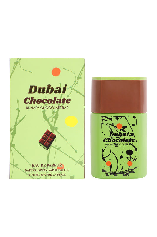 Dubai Chocolate Kunafa Chocolate Bar Spray Perfume Eau De Parfum For Men And Women - 100ML/3.4FL.OZ.