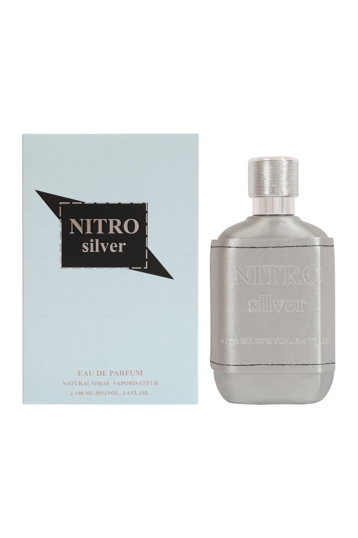 Nitro Silver Spray Perfume Eau De Parfum For Men 100ML/3.4FL.OZ.
