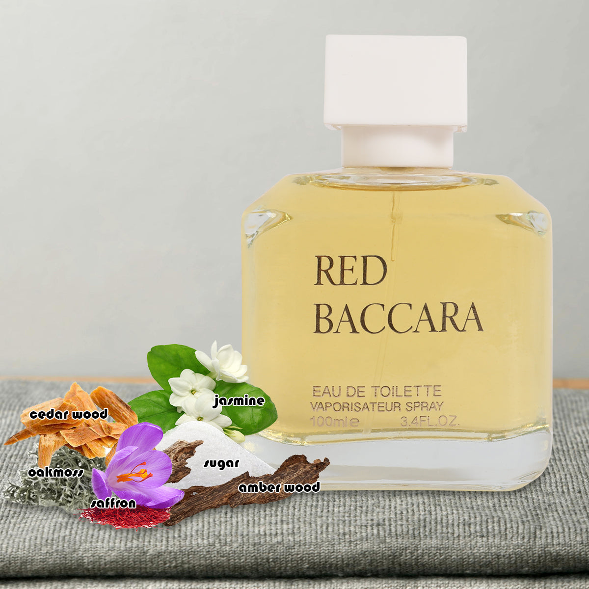 White Bacarra Spray Perfume Eau De Toilette For Men & Women- 100ML/3.4 FL.OZ.