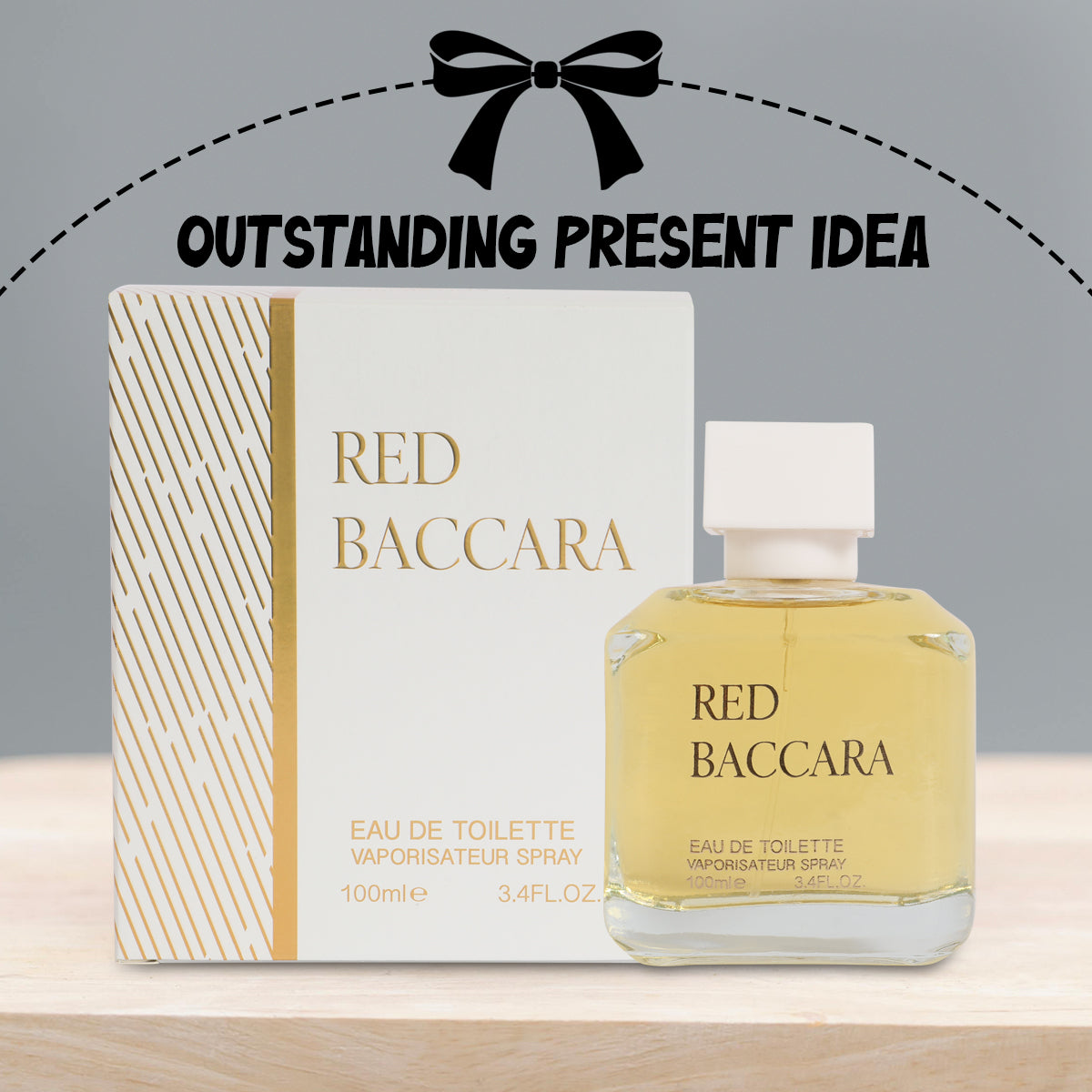 White Bacarra Spray Perfume Eau De Toilette For Men & Women- 100ML/3.4 FL.OZ.