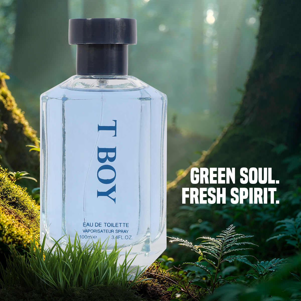 T Boy Spray Cologne Eau De Toilette For Men - 100ML/3.4 FL.OZ.