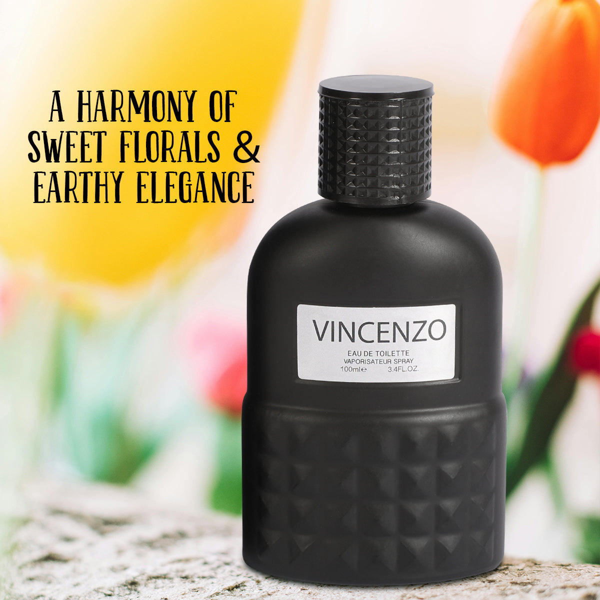 Vincenzo Spray Cologne Eau De Toilette For Men - 100ML/3.4 FL.OZ.