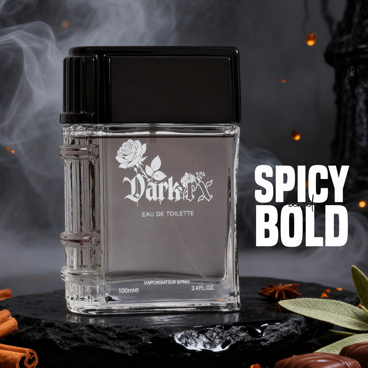Dark Rx Spray Perfume Eau De Toilette For Men - 100ML/3.4 FL.OZ./3PCS