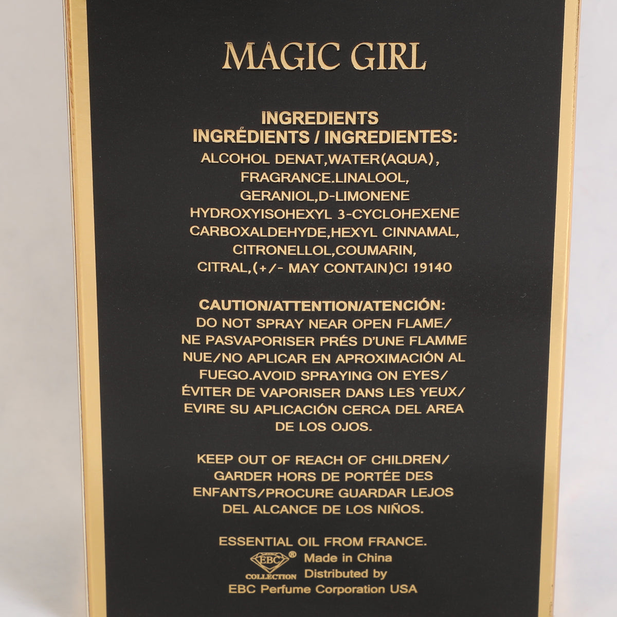 Magic Girl Spray Perfume Eau De Parfum For Women Mini - 35ML/1.2FL.OZ.