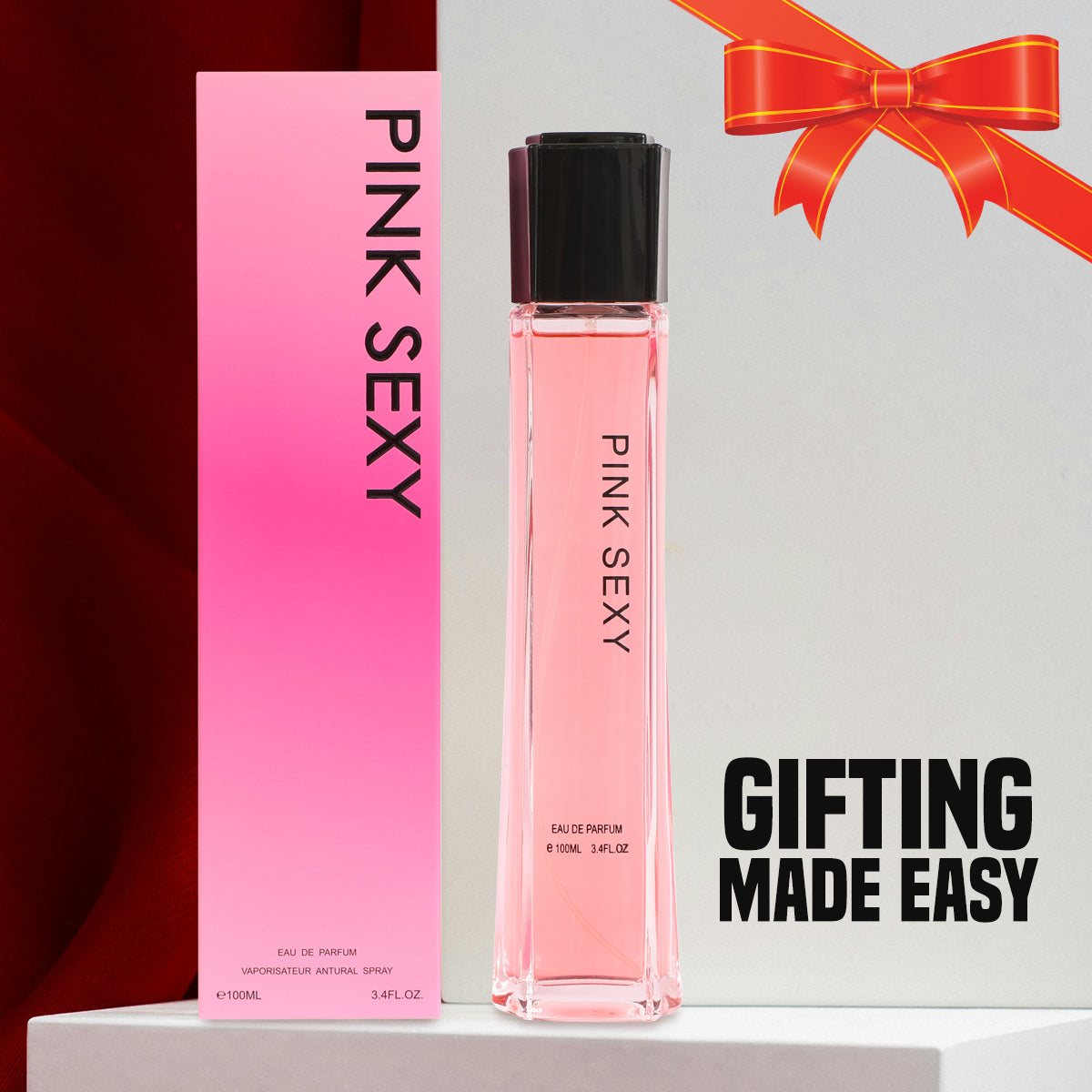 Pink Sexy Spray Perfume Eau De Parfum For Women - 100ML/3.4 FL.OZ.