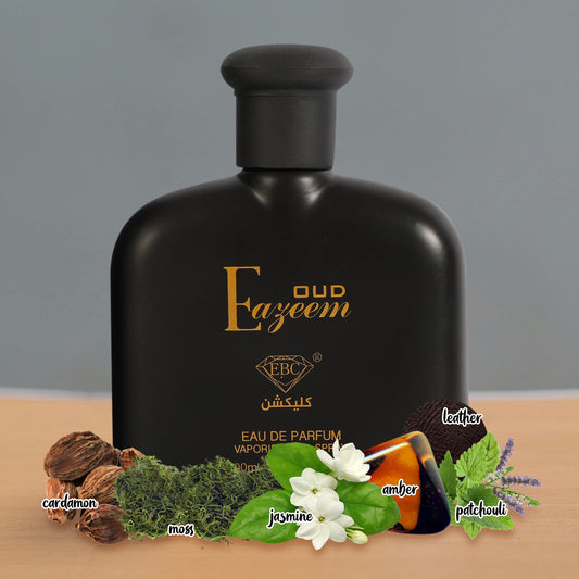 Oud Eazeem Spray Cologne Eau De Toilette For Men - 100ML/3.4 FL.OZ.