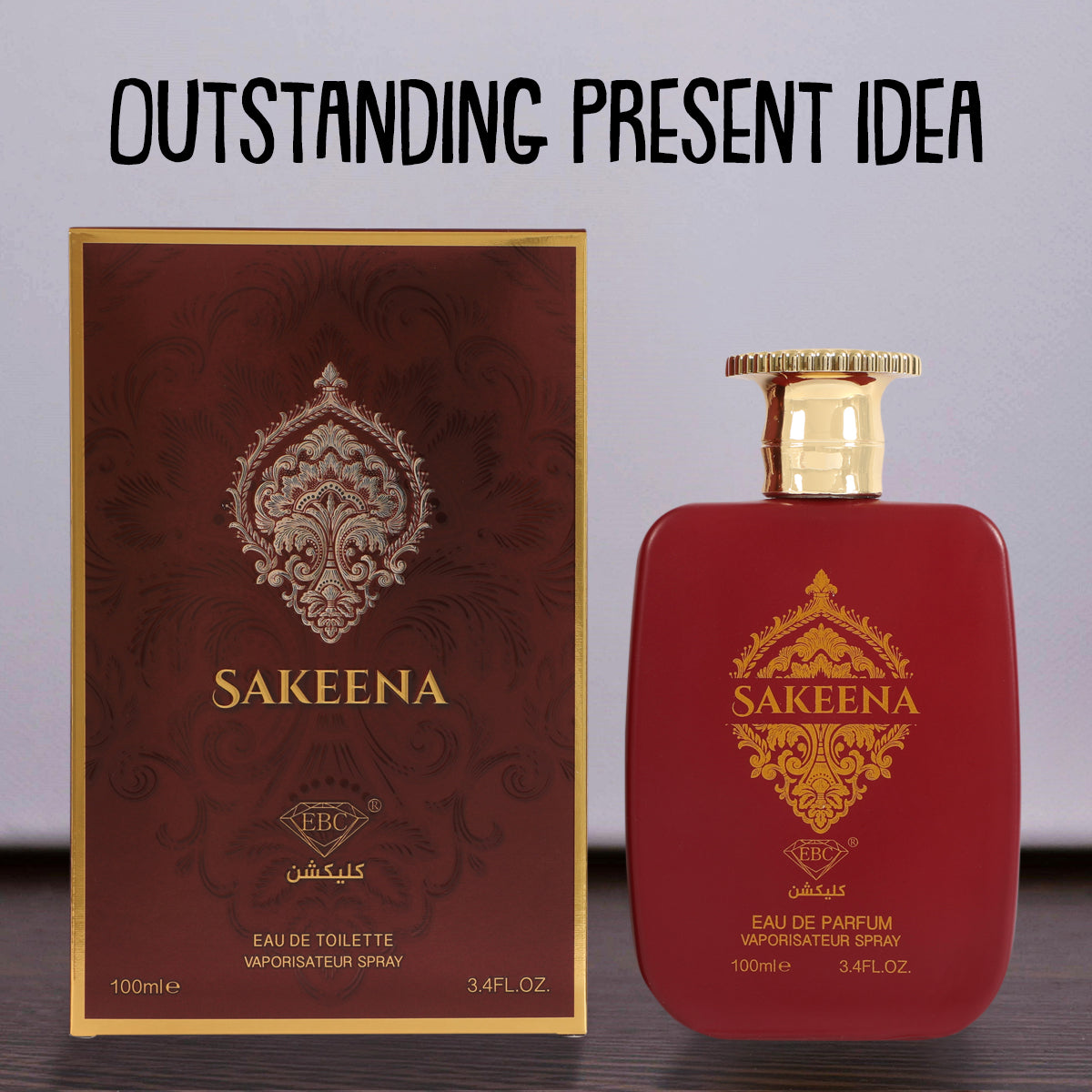 Sakeena Spray Perfume Eau De Parfum For Women - 100ML/3.4 FL.OZ