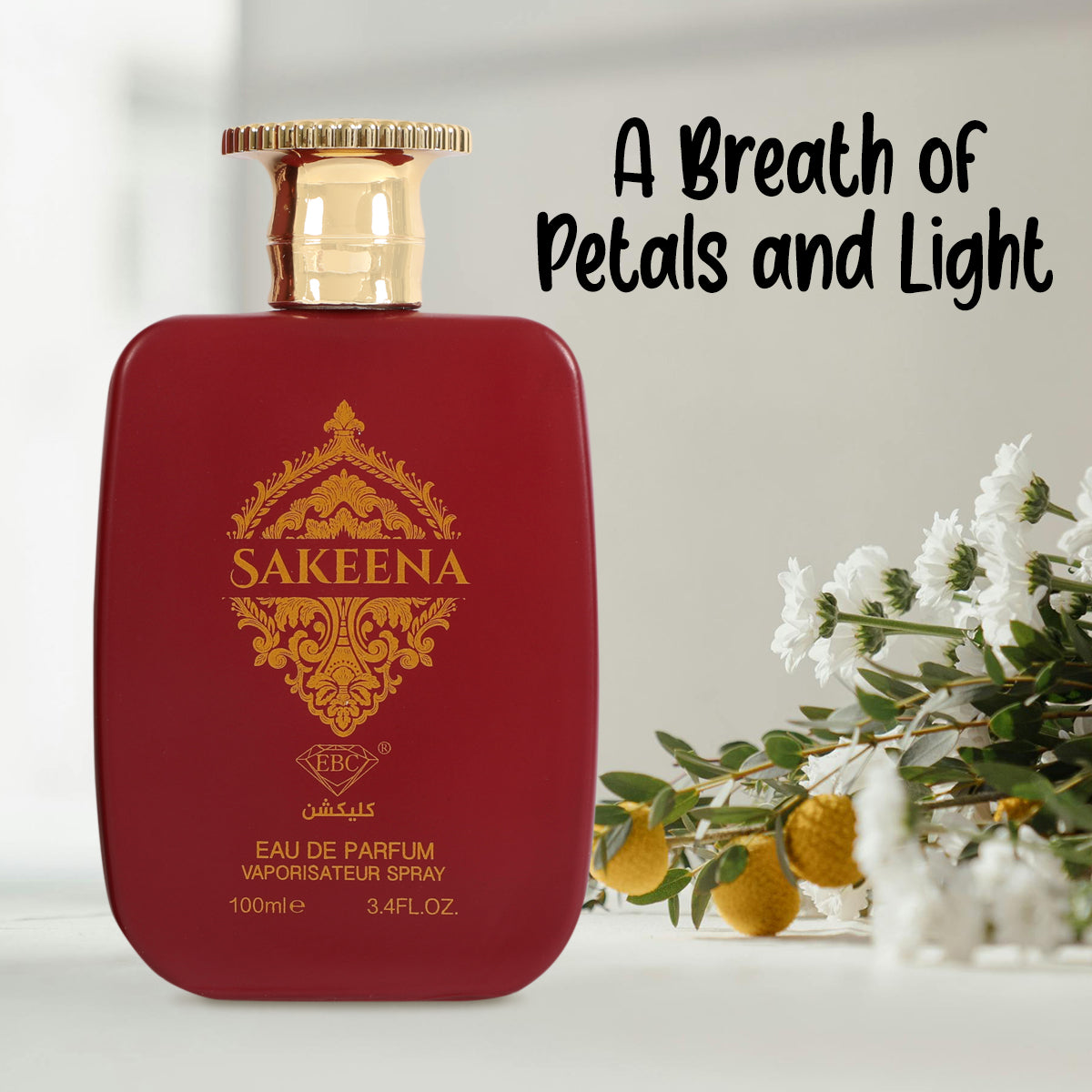 Sakeena Spray Perfume Eau De Parfum For Women - 100ML/3.4 FL.OZ