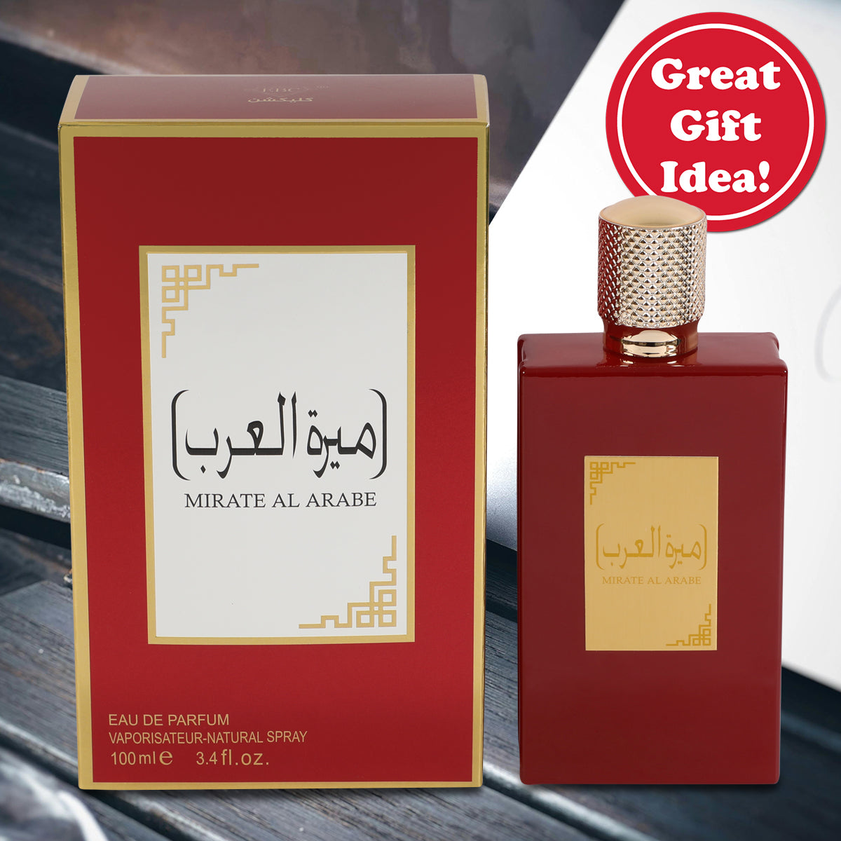 Mirate Al Arabe Spray Perfume Eau De Parfum For Men & Women - 100ML/3.4 FL.OZ.