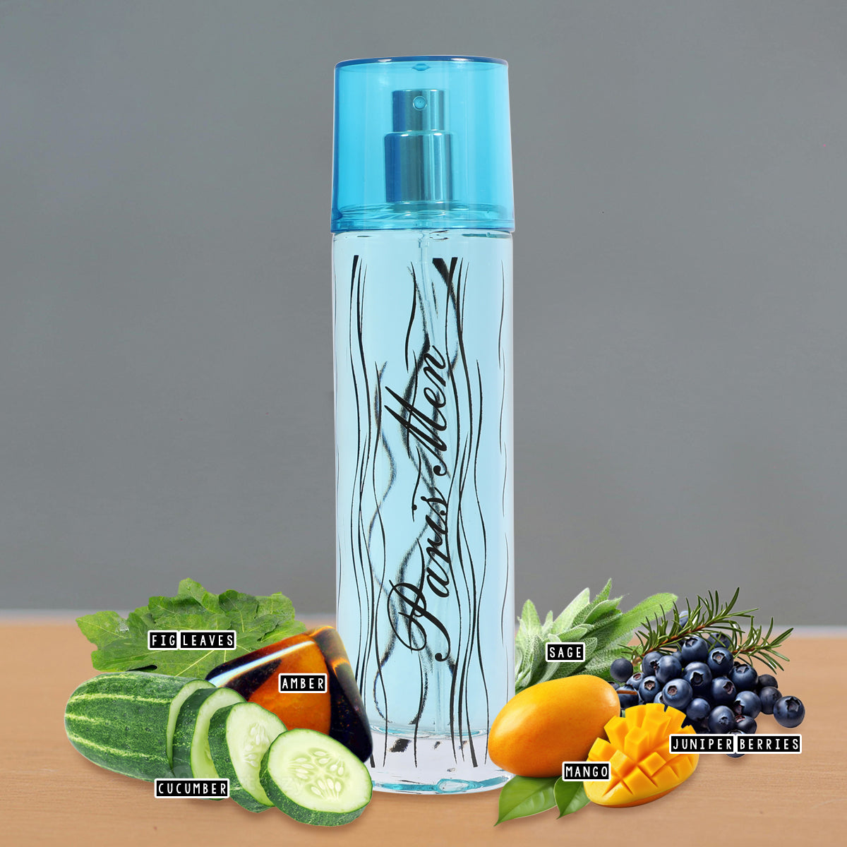 Paris Men Spray Cologne Eau De Toilette For Men - 100ML/3.4 FL.OZ.