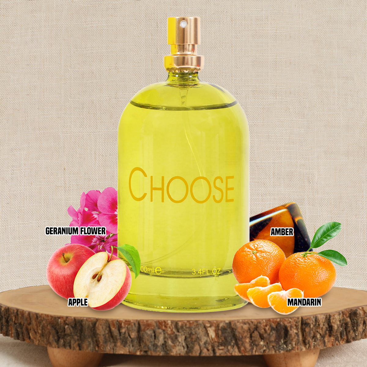 Choose Spray Cologne Eau De Toilette For Men - 100ML/3.4 FL.OZ.