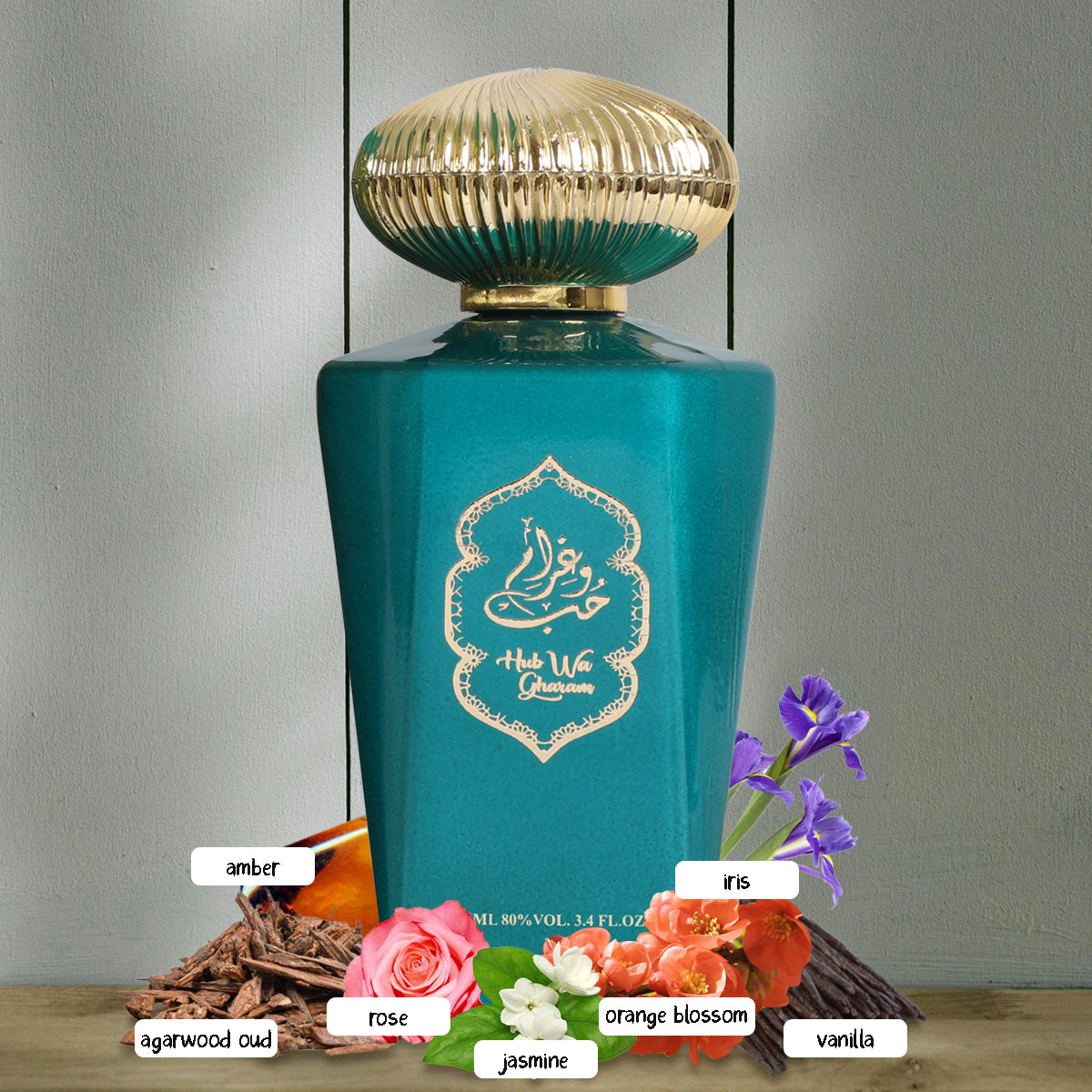 Hub Wa Gharam Spray Perfume Eau De Parfum For Men & Women - 100ML/3.4 FL.OZ.