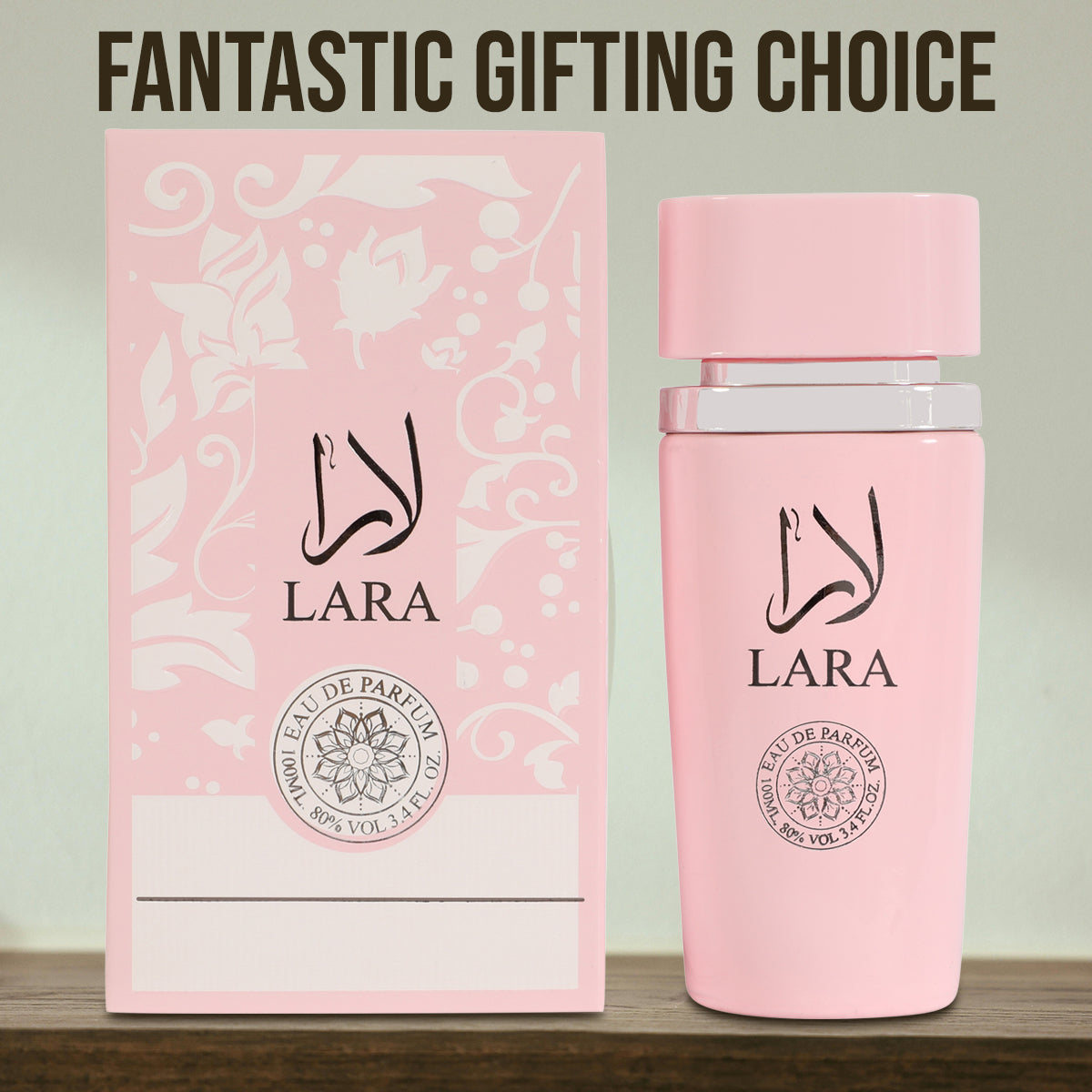 Lara Pink Spray Perfume Eau De Parfum For Women - 100ML/3.4 FL.OZ.