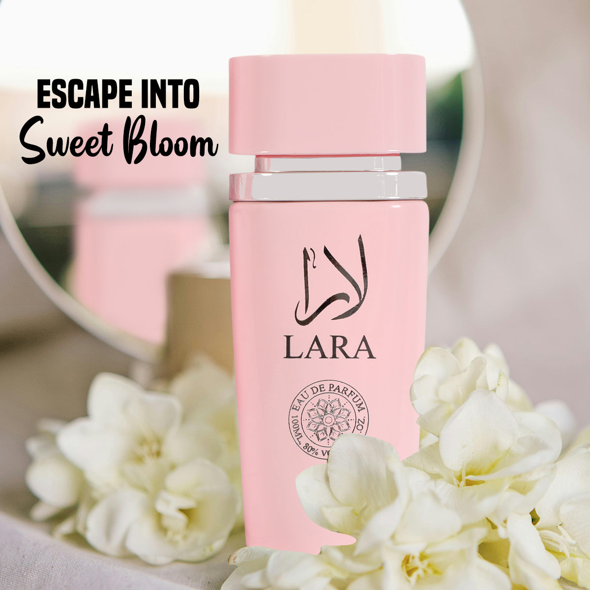 Lara Pink Spray Perfume Eau De Parfum For Women - 100ML/3.4 FL.OZ.