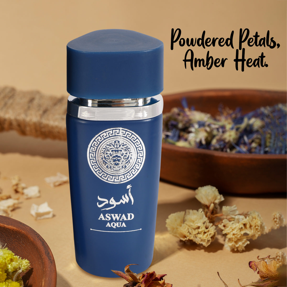 Aswad Aqua-Blue Spray Perfume Eau De Parfum For Men - 100ML/3.4 FL.OZ.