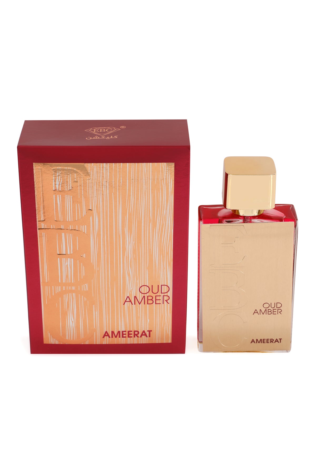 Oud Amber Ameerat-Red Spray Perfume Eau De Parfum For Men - 100ML/3.4 FL.OZ.
