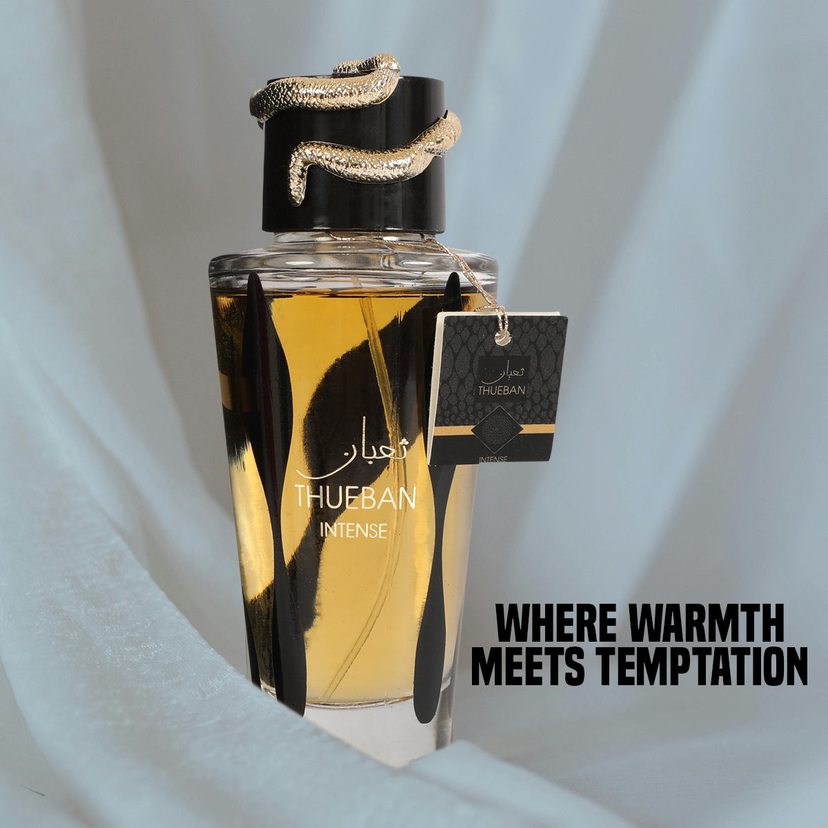 Thueban Intense-Black Spray Perfume Eau De Parfum For Men And Women - 100ML/3.4 FL.OZ.