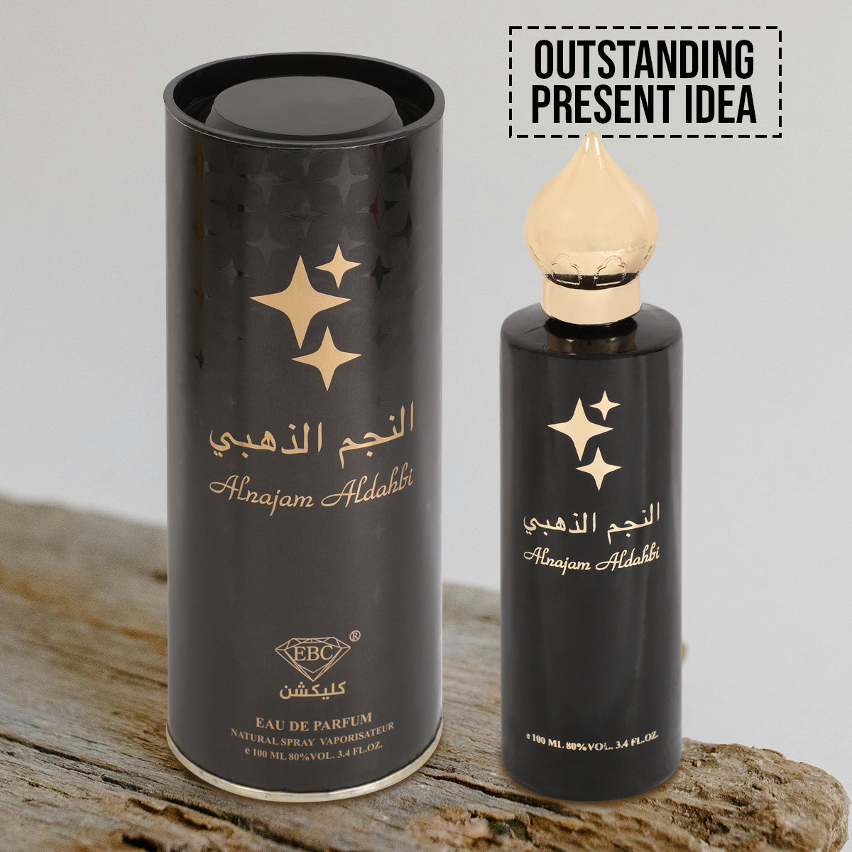 Alnajam Aldahbi Spray Perfume Eau De Parfum For Men And Women - 100ML/3.4FL.OZ.