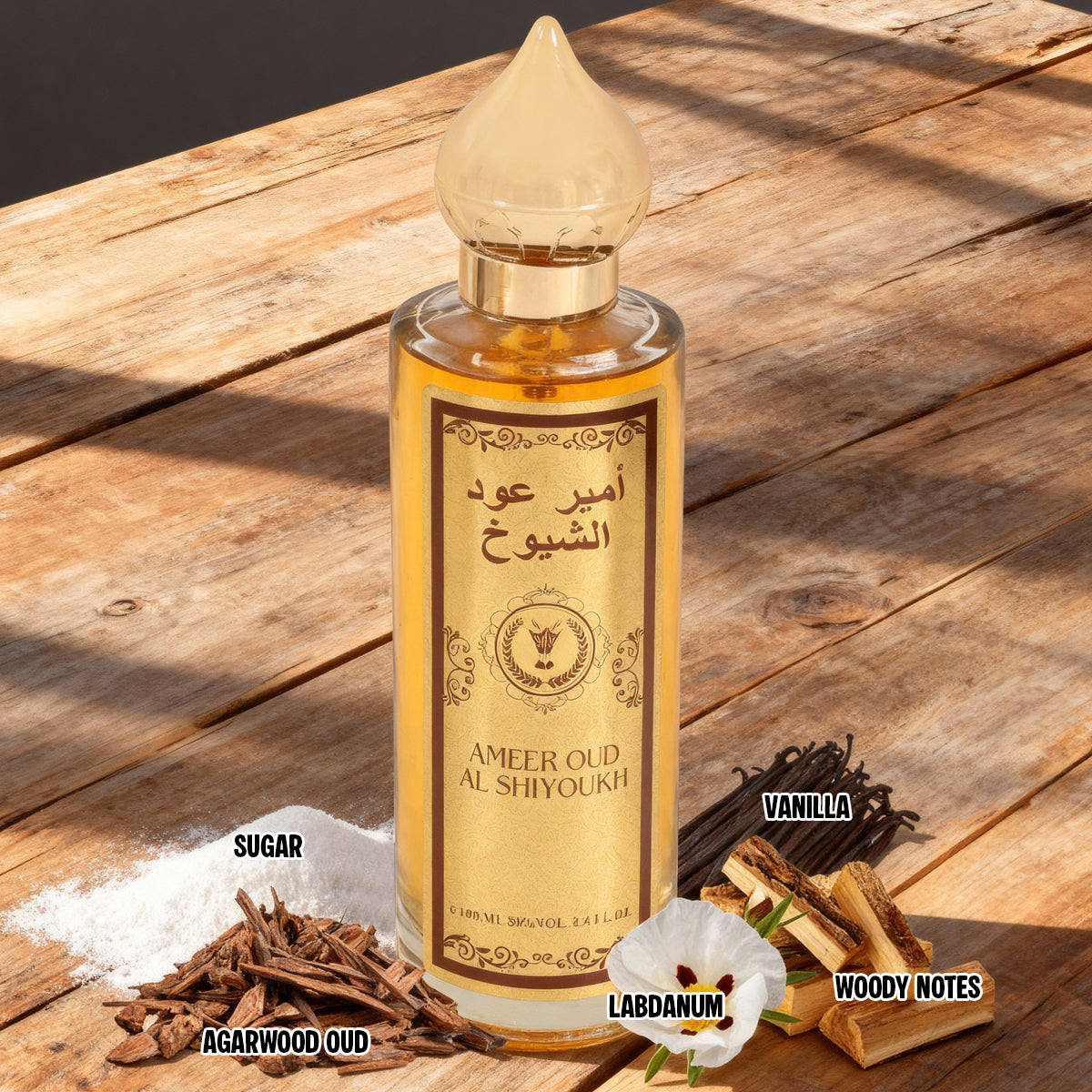 Ameer Oud Al Shiyoukh Spray Perfume Eau De Parfum For Men And Women - 100ML/3.4FL.OZ.