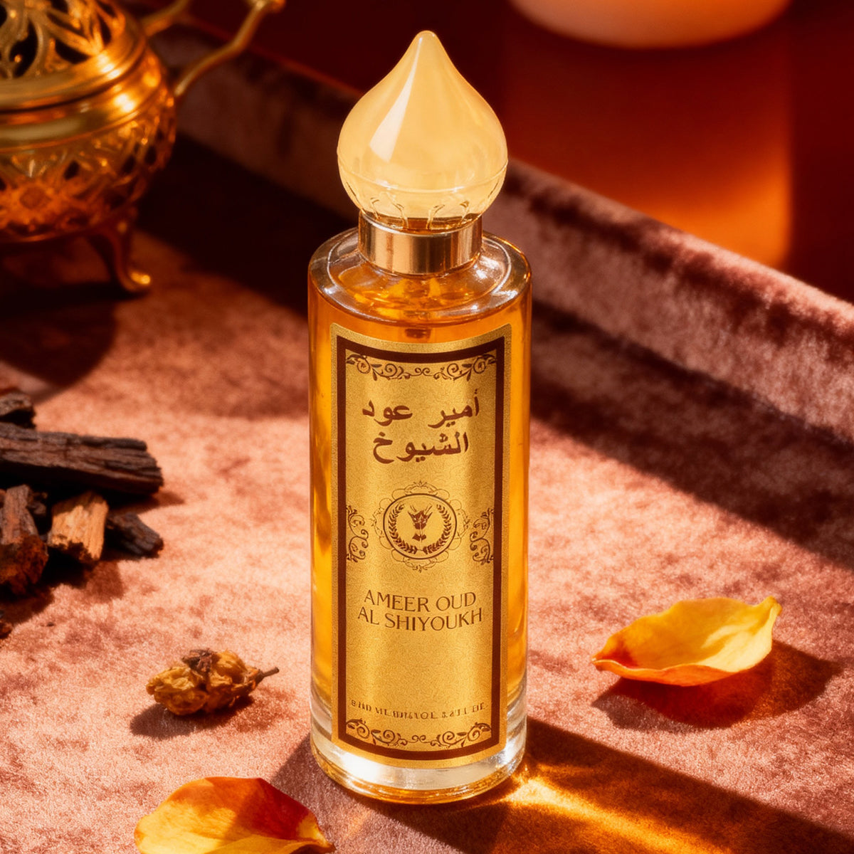 Ameer Oud Al Shiyoukh Spray Perfume Eau De Parfum For Men And Women - 100ML/3.4FL.OZ.